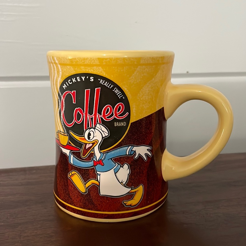 Disney Parks authentic Donald Duck coffee mug